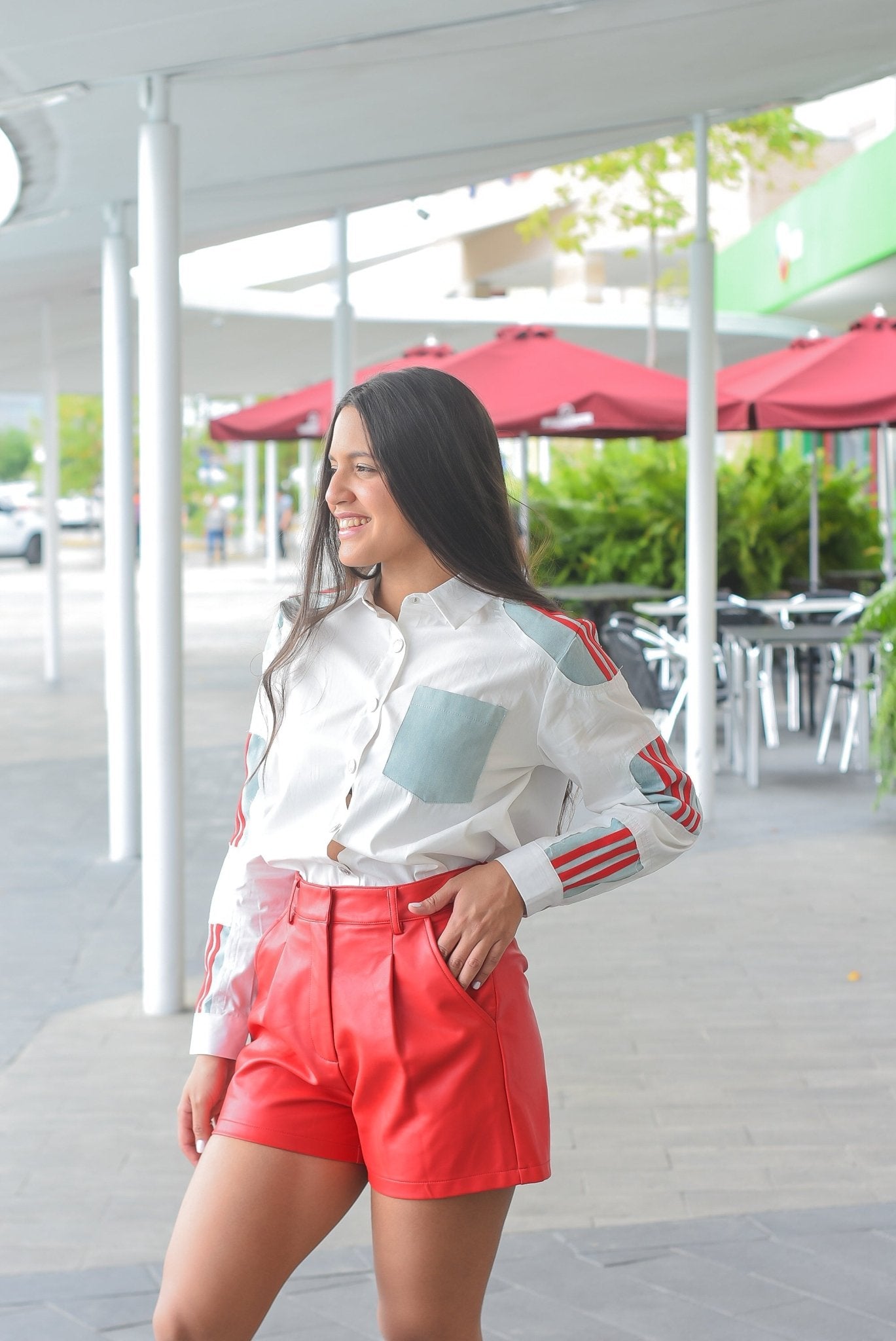 My Lovely Leather Short Red - Bonitafashionrd