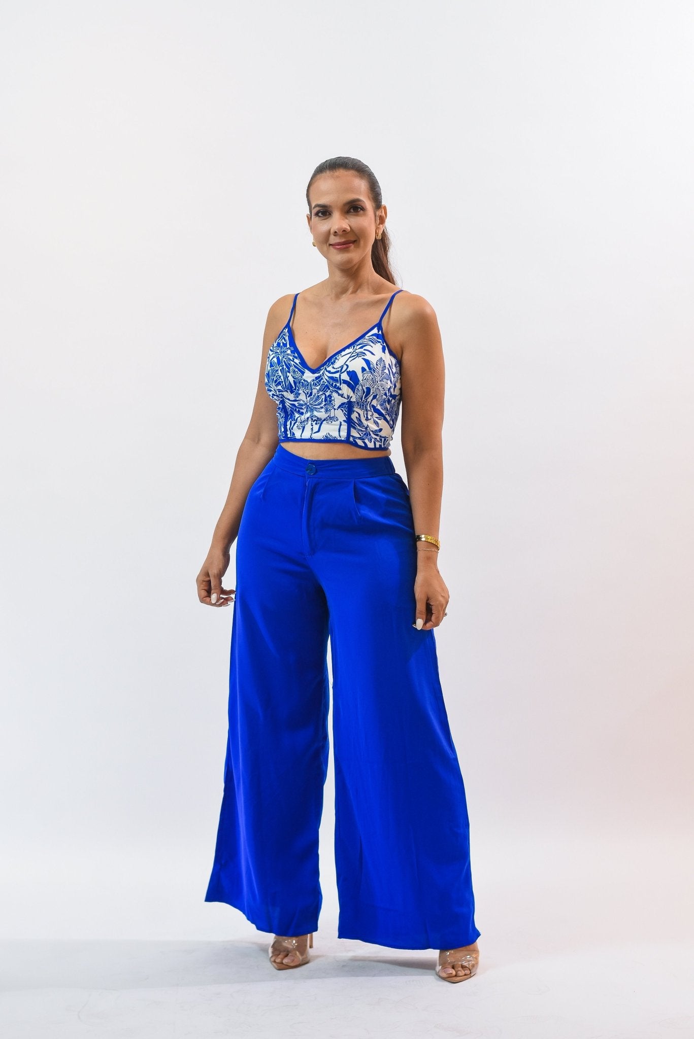 So Fancy Pant Set Blue - Bonitafashionrd