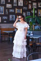 Muy Perfecto offsh. Maxi Dress Ruffles - Bonitafashionrd