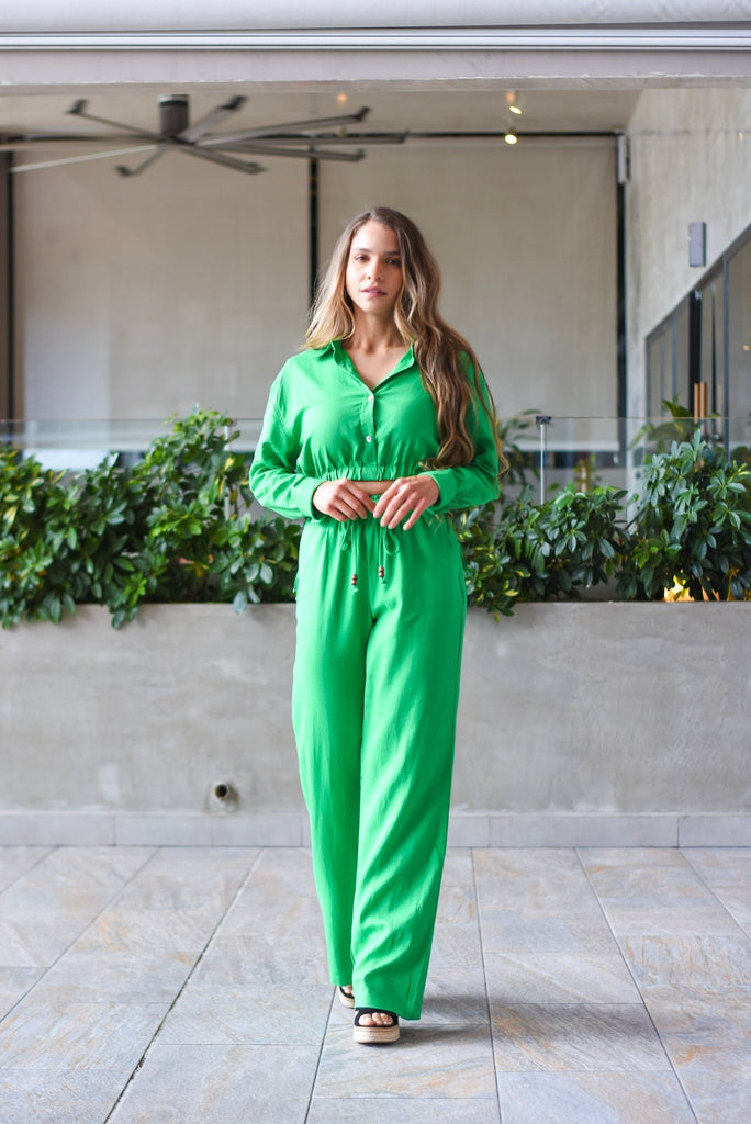 That’s My Pretty Pant Set Green - Bonitafashionrd