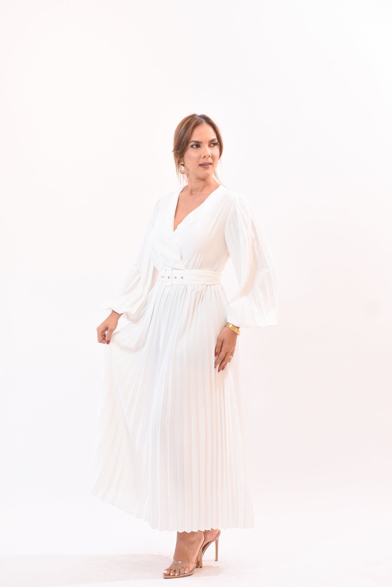 Beauty Class Maxi Dress White - Bonitafashionrd