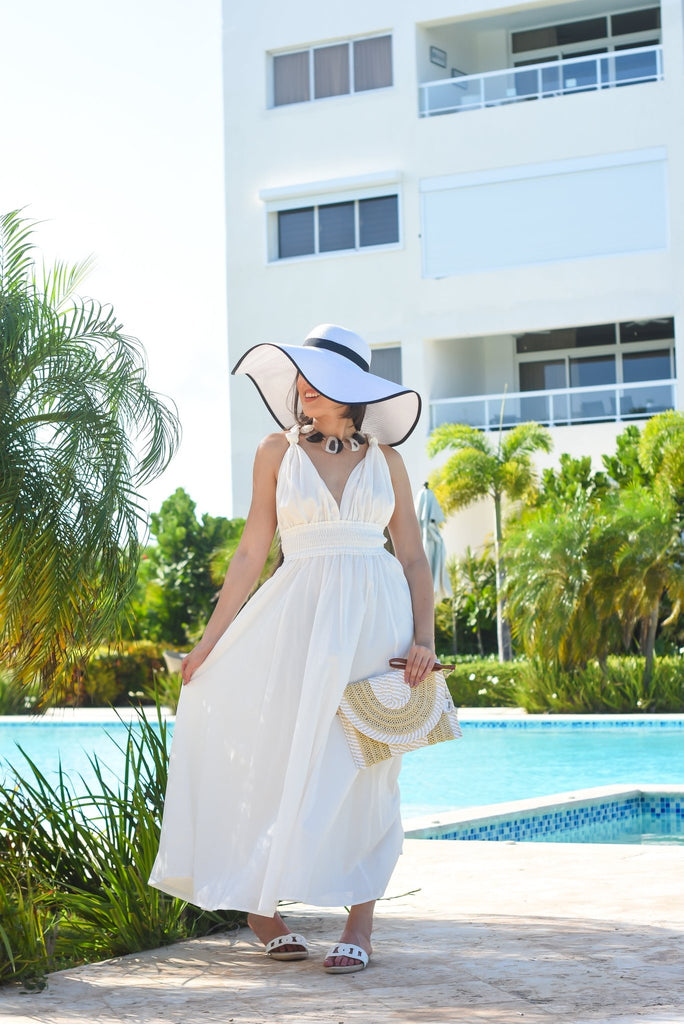 Shining Girl Maxi Dress White - Bonitafashionrd