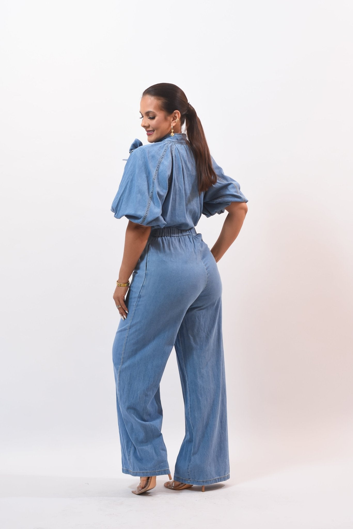 The Beauty Denim Pant Set - Bonitafashionrd