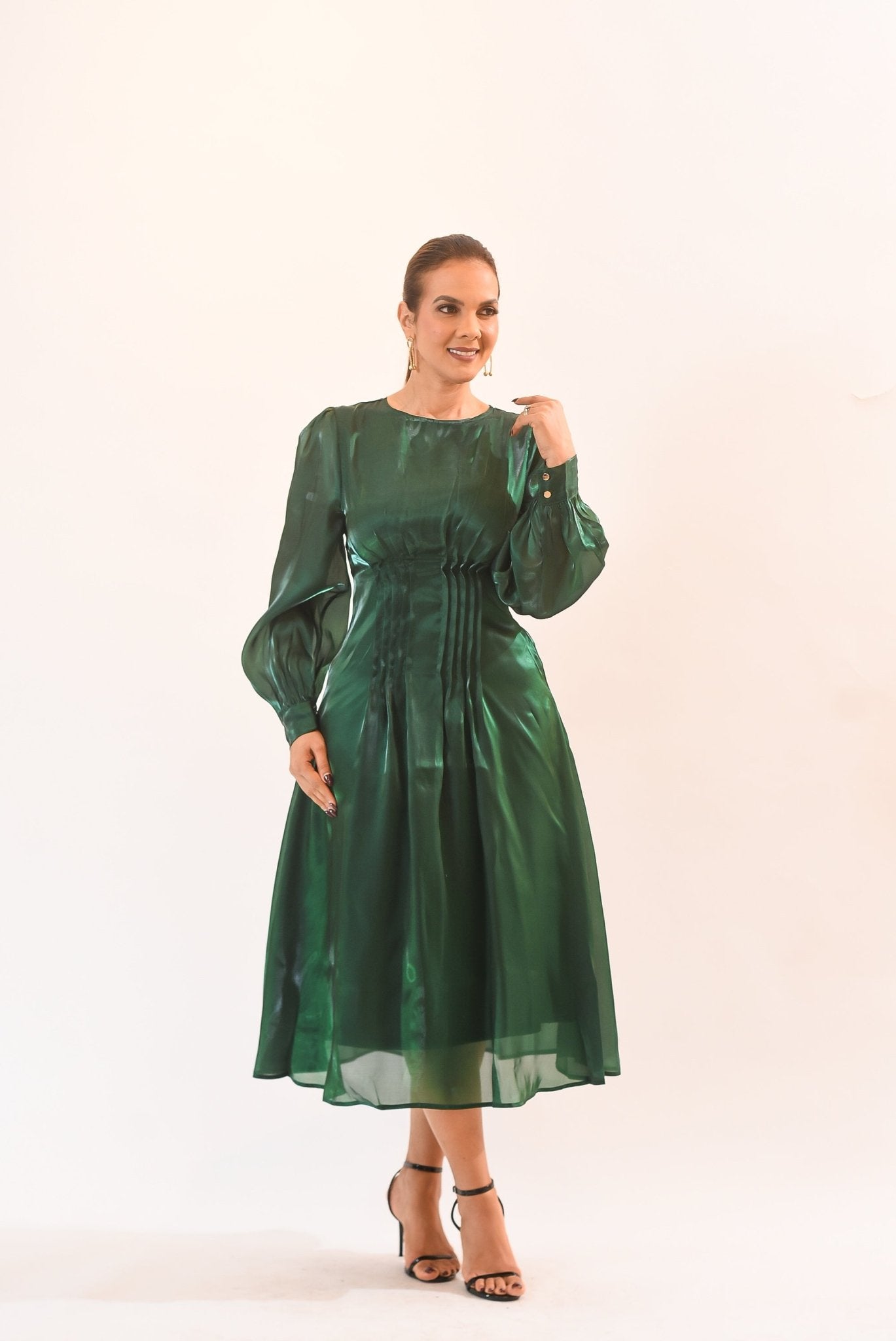 Best Elegance Dress Green - Bonitafashionrd