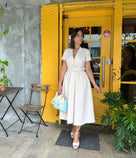Just The Best Pearls Midi Dress