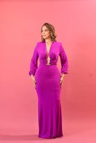 Impressive Gala Dress Magenta - Bonitafashionrd