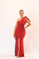 Shine Bright Gala Dress Red - Bonitafashionrd