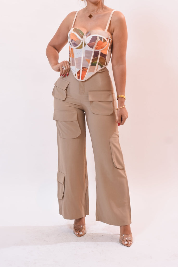 Fantastic Cargo Pant White - Bonitafashionrd