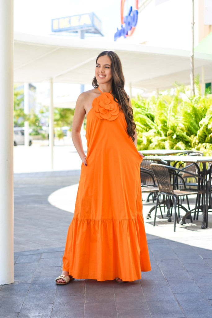 My Favorite Maxi Dress Orange - Bonitafashionrd