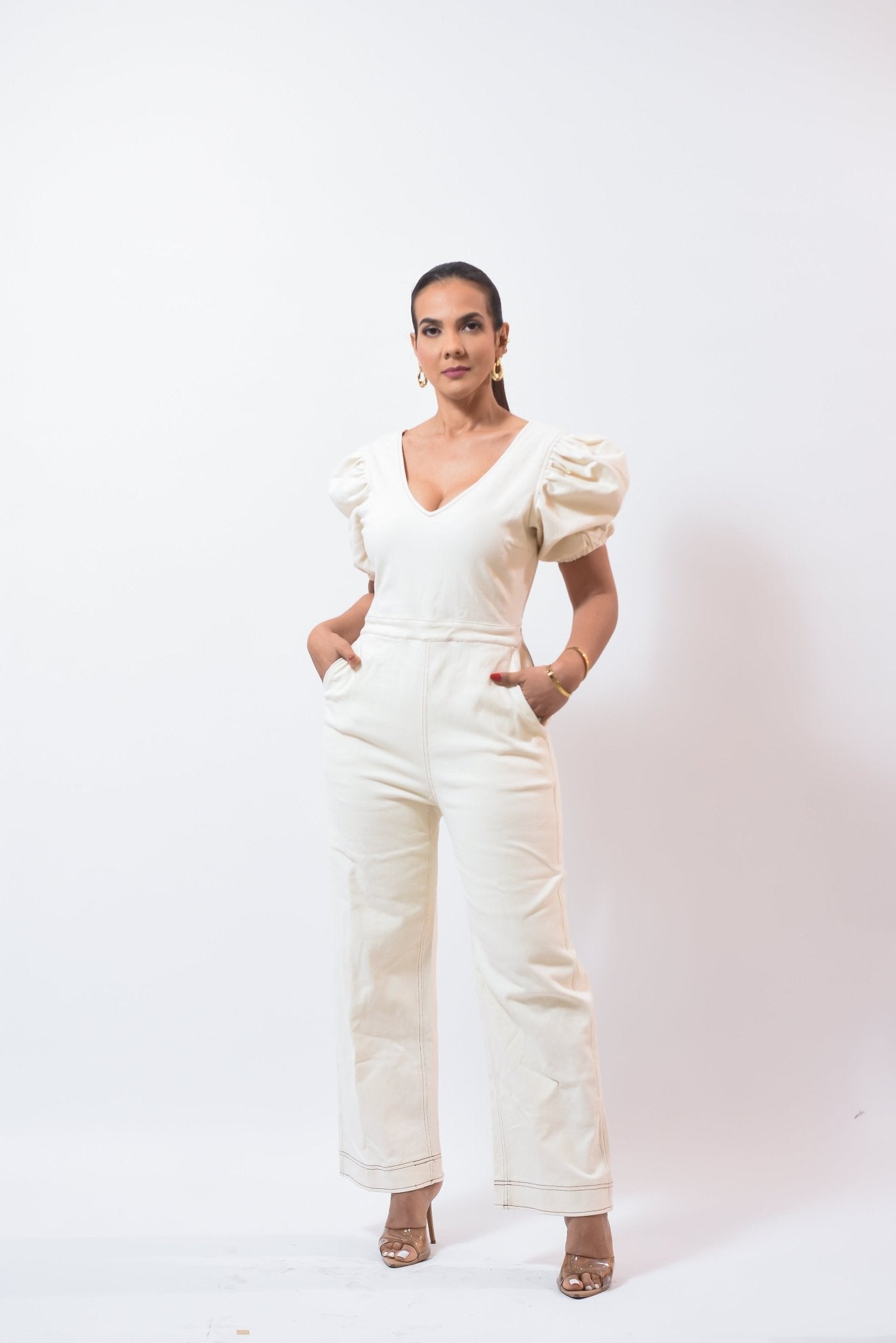 Fantastic Jumpsuit White - Bonitafashionrd