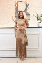 The Perfect Time Fringe Dress Brillo - Bonitafashionrd