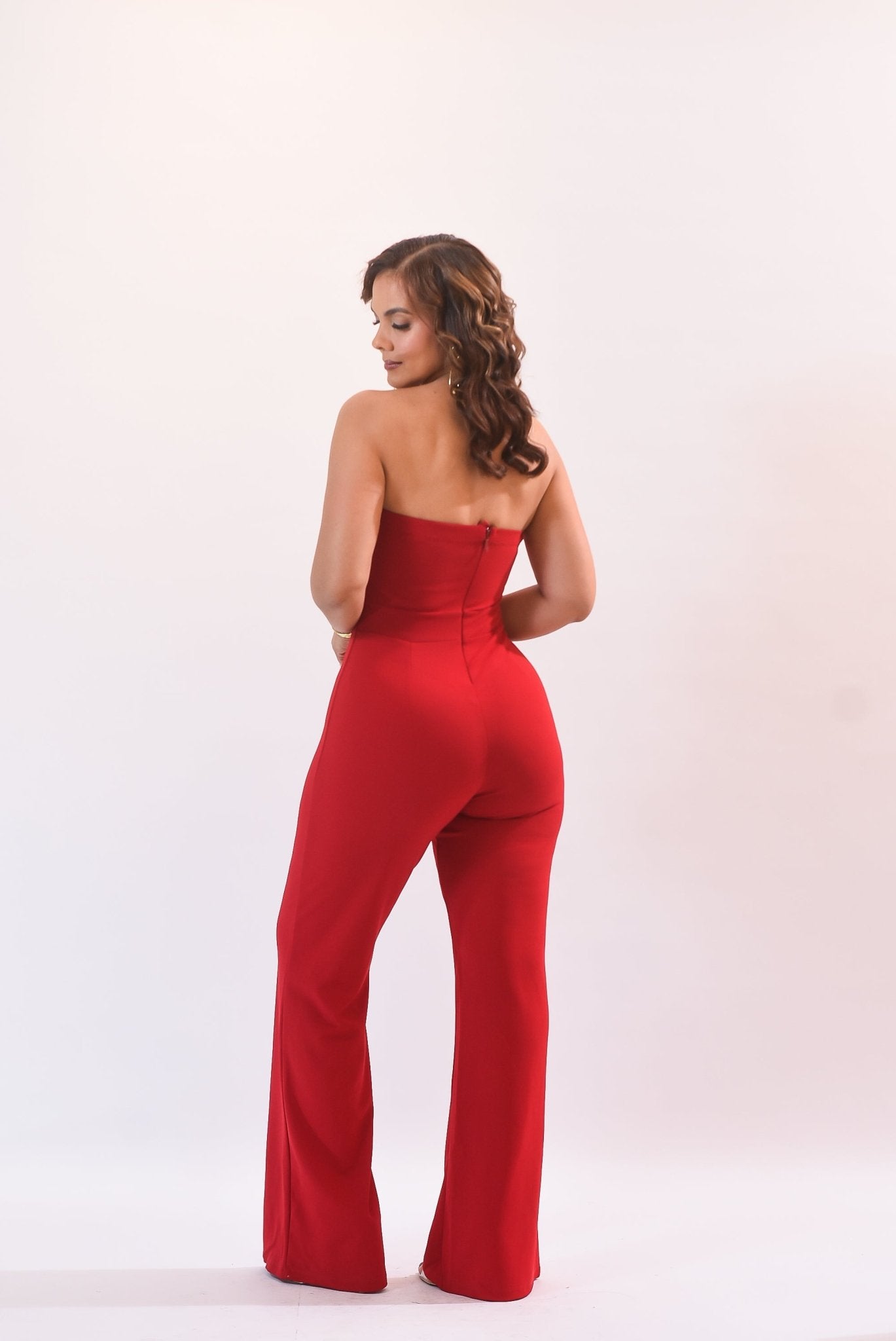 Best Night Jumpsuit Red - Bonitafashionrd