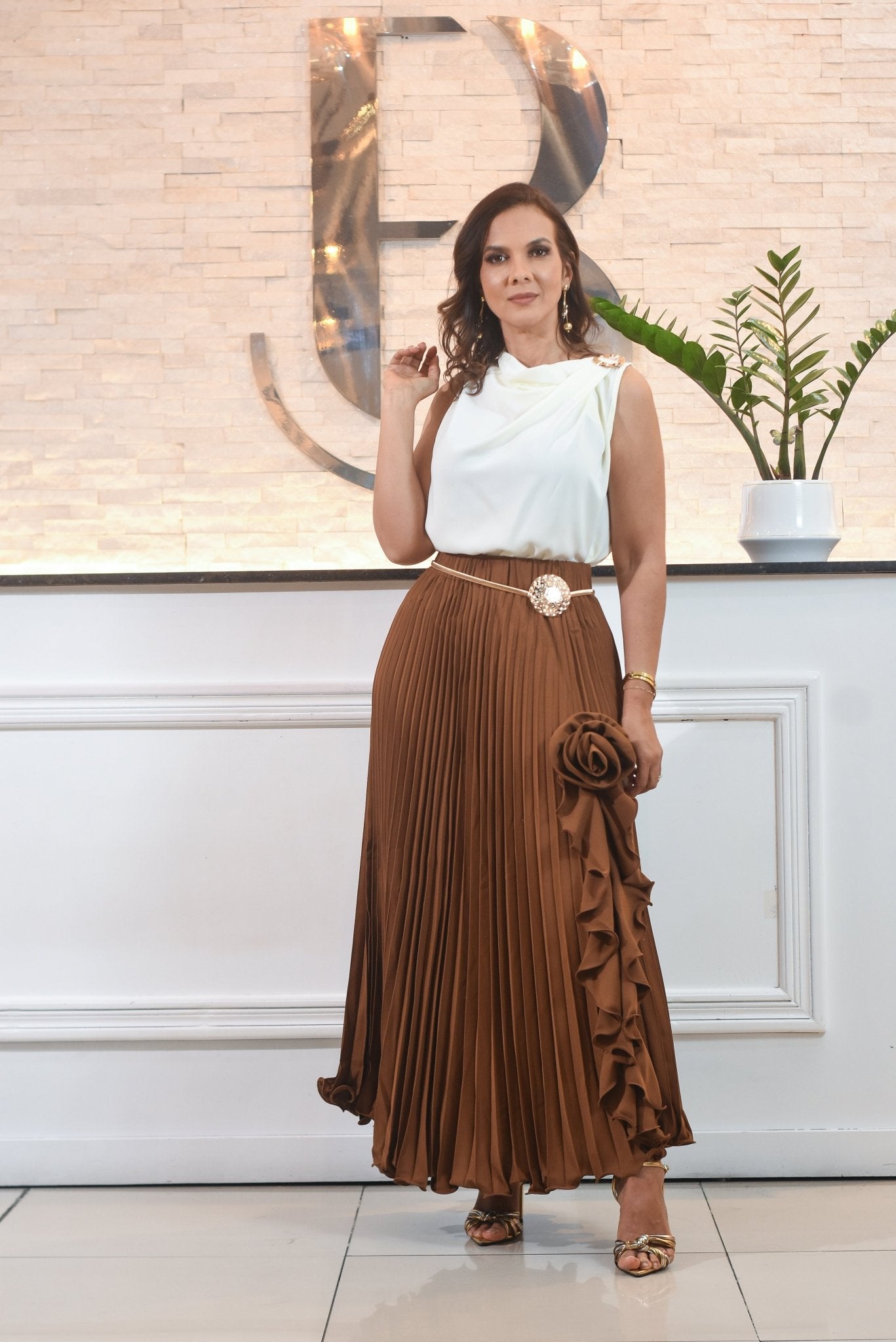 Time To Get Look Blouse - Bonitafashionrd