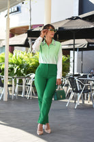 The Perfect Shirt Green - Bonitafashionrd