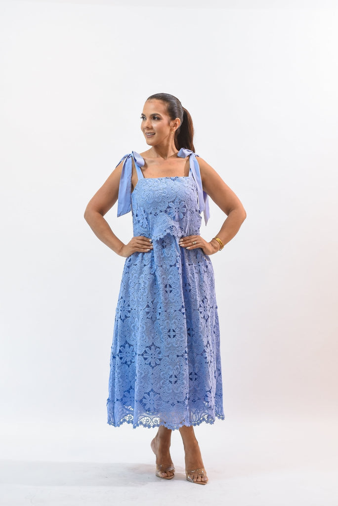 Enchanted Dress Blue - Bonitafashionrd