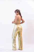 My Pretty Metalic Pant Gold - Bonitafashionrd