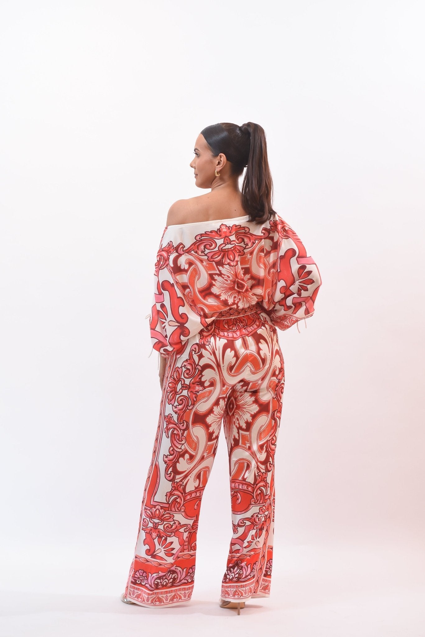 Beautiful And Cute Pant Set Red - Bonitafashionrd