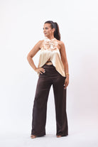 After Party Pant Brown - Bonitafashionrd