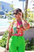 My Stunning Flower Blouse - Bonitafashionrd