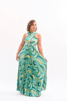 Perfect Day Maxi Dress Green - Bonitafashionrd