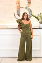 The Maggic Ofshoulder Rufle Jumpsuit - Bonitafashionrd