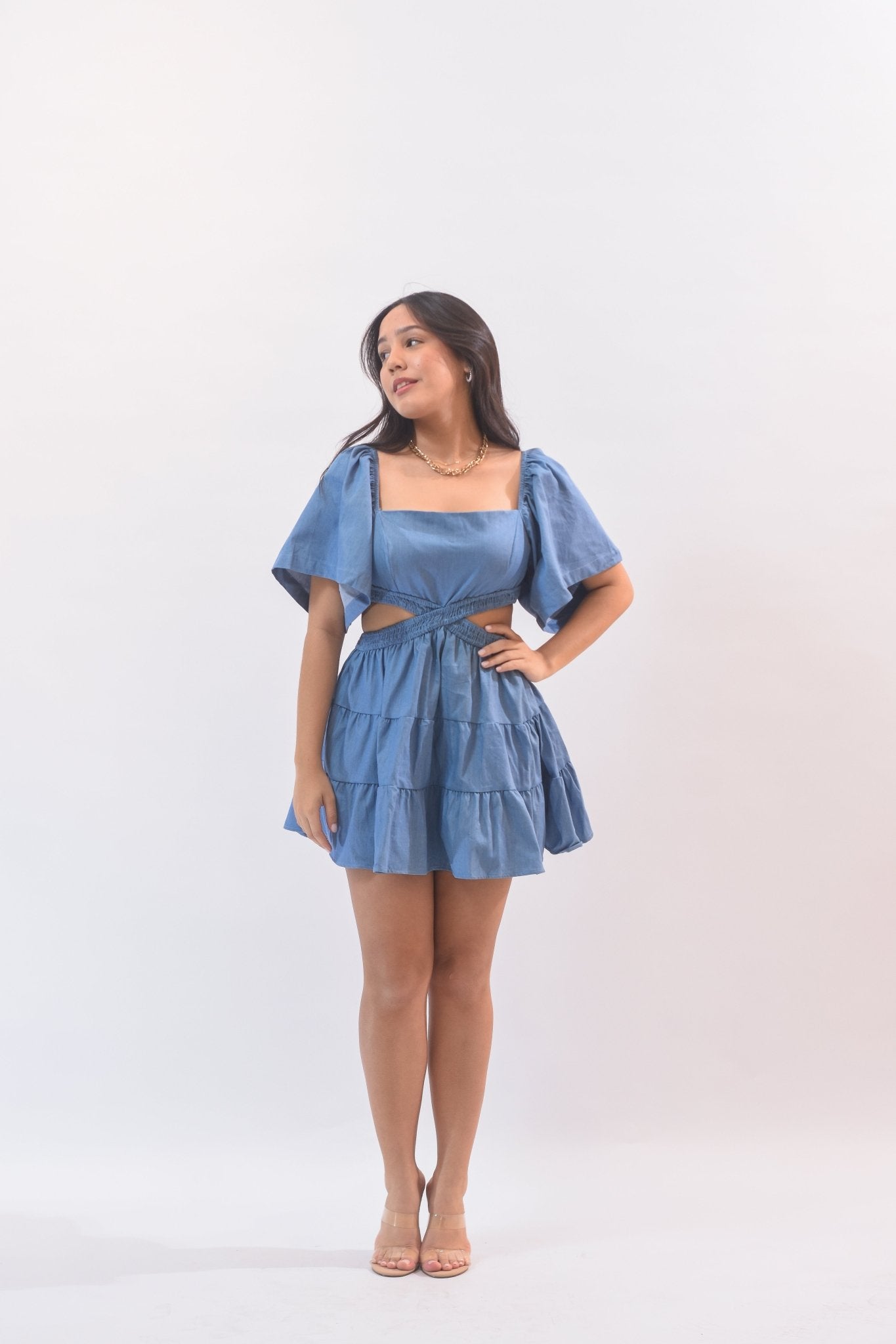 Stay Magical Denim Dress - Bonitafashionrd