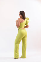 Perfectly Cute Crop Pant Set Green - Bonitafashionrd