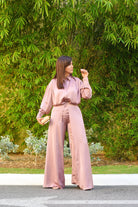 The First Look Pant Set Old Pink - Bonitafashionrd