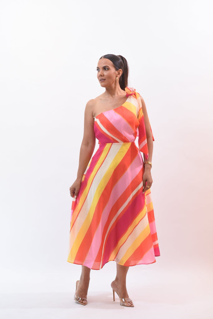 Pretty Multicolor Dress - Bonitafashionrd