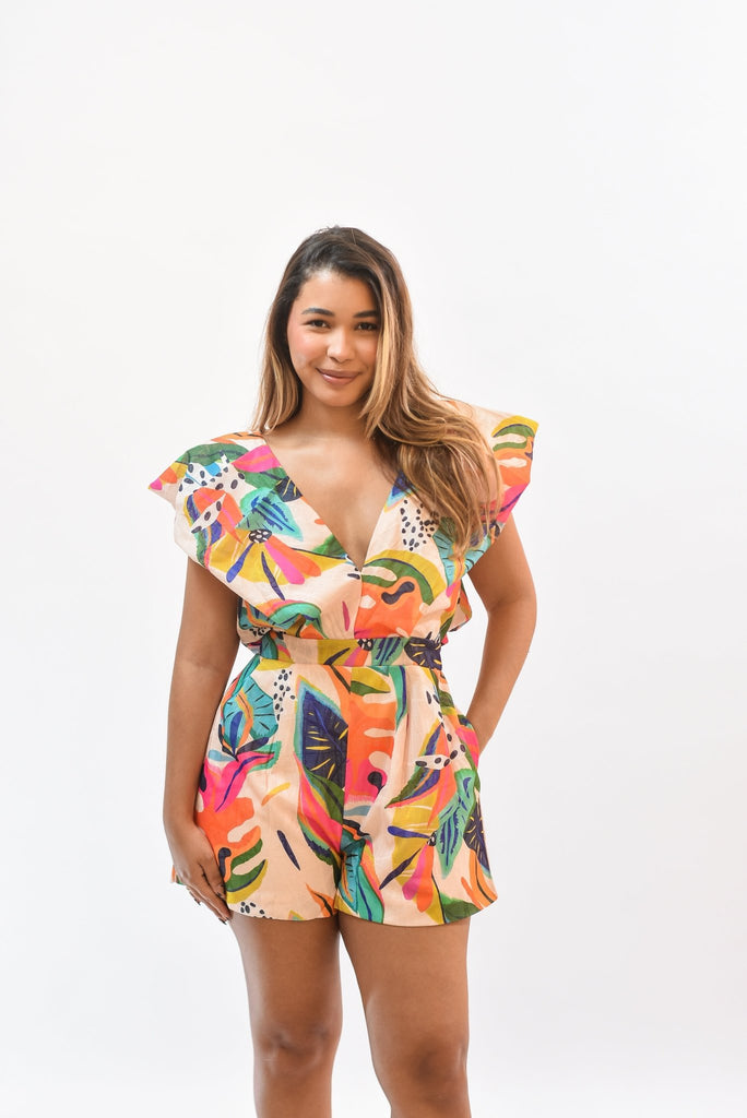 Art Of Day Romper - Bonitafashionrd