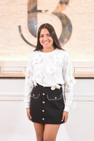 The Amazing 3D Flowers Sweater - Bonitafashionrd
