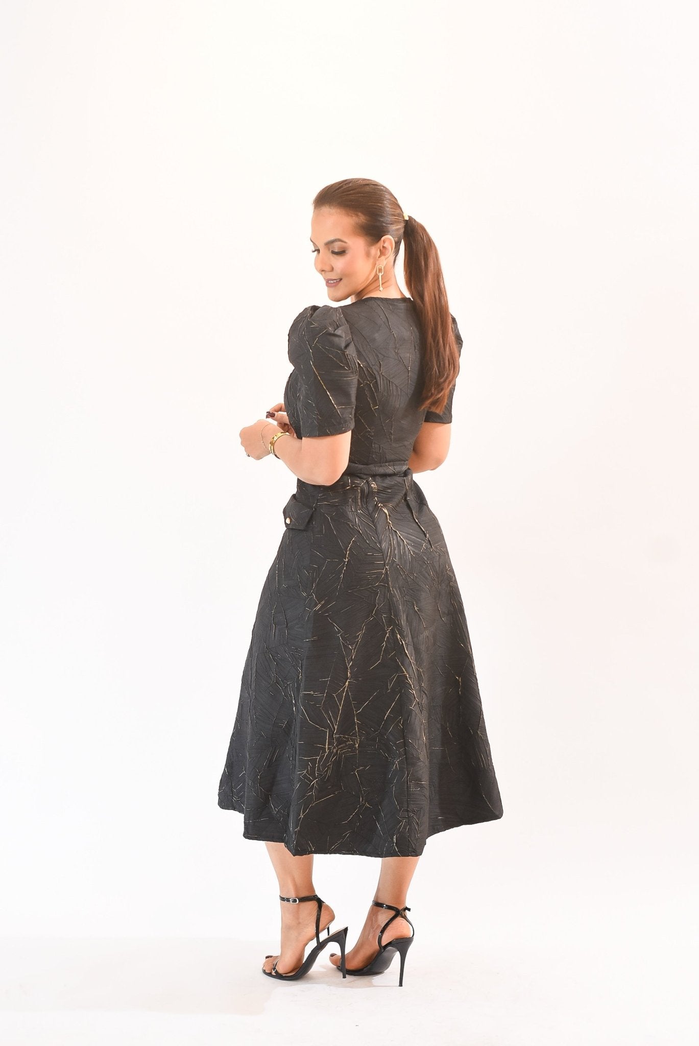 My Abstract Dress Black - Bonitafashionrd