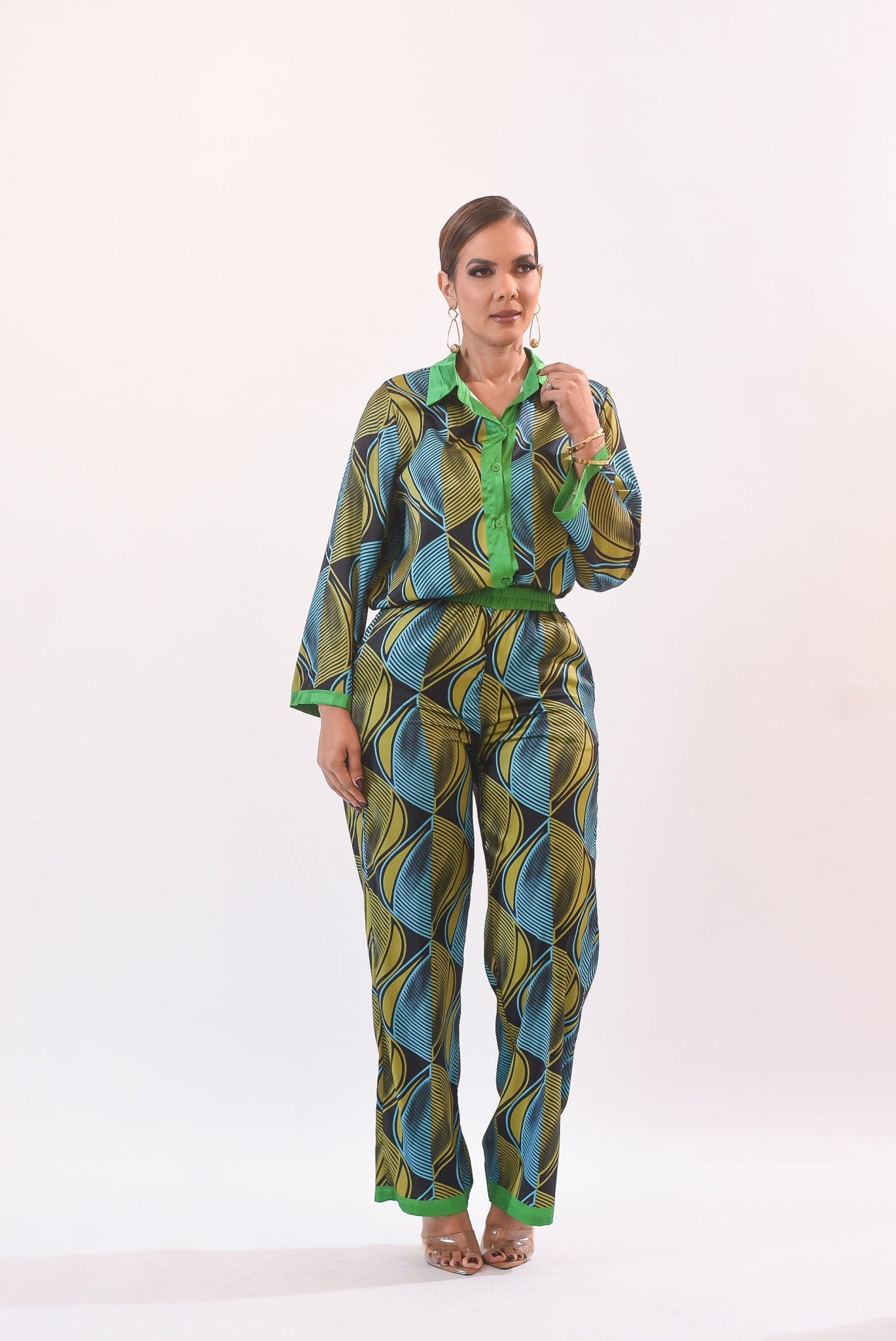 Best Pant Set Green - Bonitafashionrd