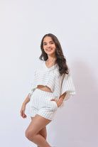 Summer Day Short Set White - Bonitafashionrd