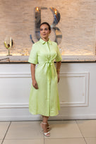 Casual Line Midi Dress
