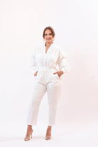 Fashion Jumpsuit White - Bonitafashionrd