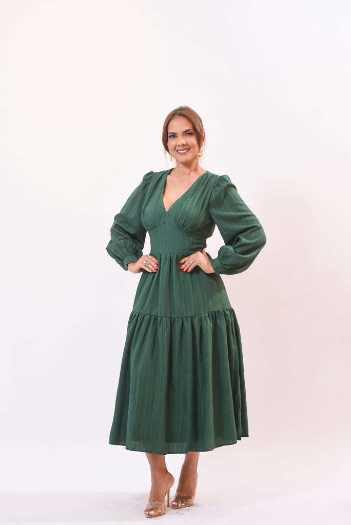 The Only Coctail Dress Green - Bonitafashionrd