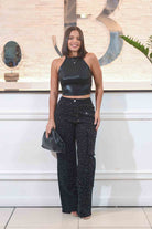 Beautiful Metallic Crop Top - Bonitafashionrd