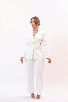 Exclusive Pant Set White - Bonitafashionrd