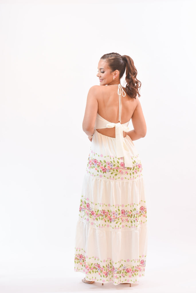 My Stunning Flower Maxi Dress - Bonitafashionrd