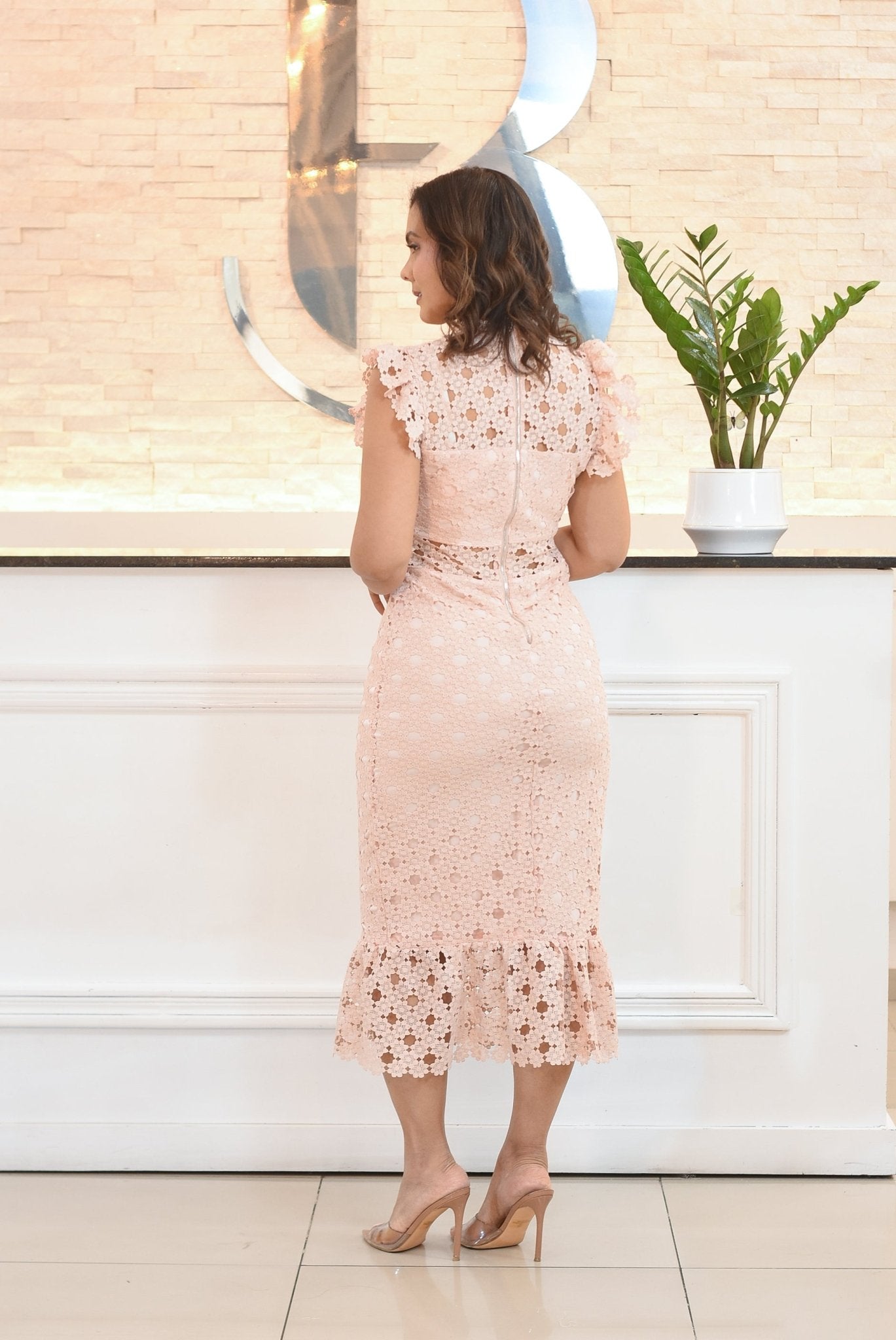 My elegant pale pink dress - Bonitafashionrd Dress