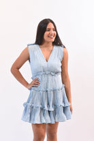 Stunning Day Dress Blue - Bonitafashionrd