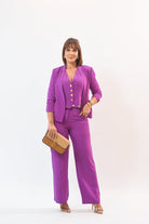 Get Impressed Pant Purple - Bonitafashionrd