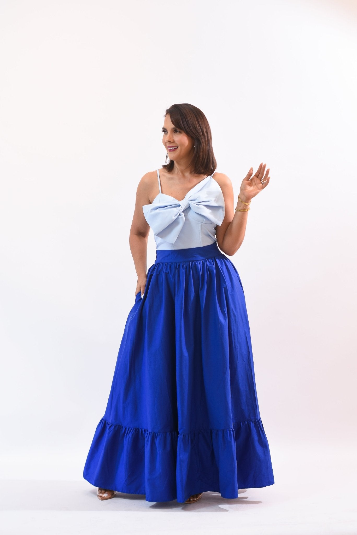 Emotionally Skirt Blue - Bonitafashionrd