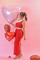 Be My Valentine Dress Red - Bonitafashionrd