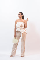 Amazing Night Pant Set Beige - Bonitafashionrd