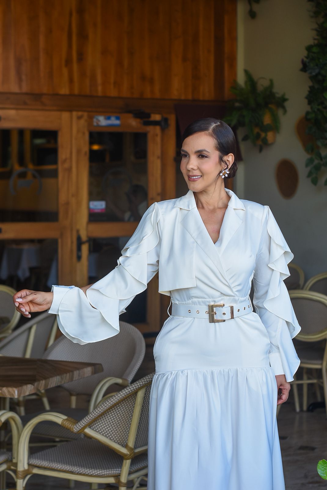 Pretty with My white dress - Bonitafashionrd Dress