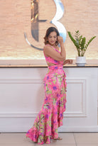 My cute asymmetrical floral dress - Bonitafashionrd Dress