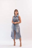 The Most Beautiful Thing Denim Dress - Bonitafashionrd