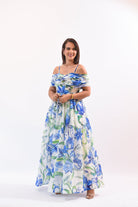 Just Pretty Maxi Dress Blue - Bonitafashionrd